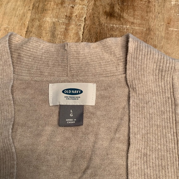 Old navy dress cardigan in oatmeal color - Picture 2 of 2